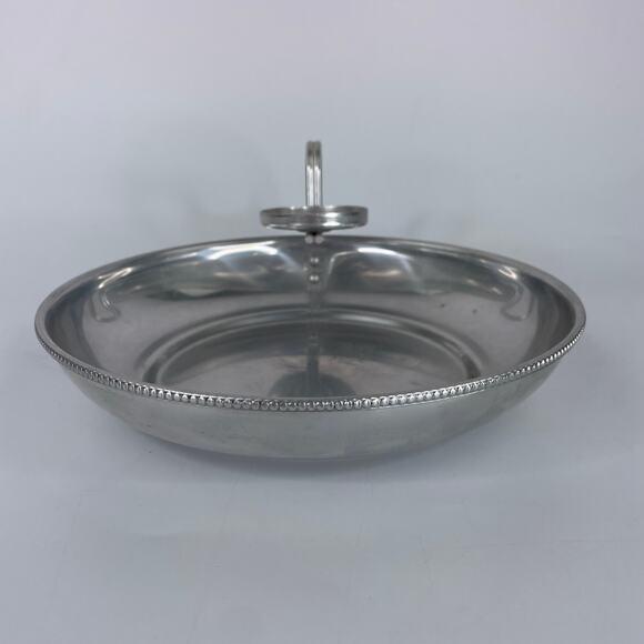 Vintage BW Buenilum Aluminum Serving Tray Bowl Chip and Dip - Picture 6 of 12